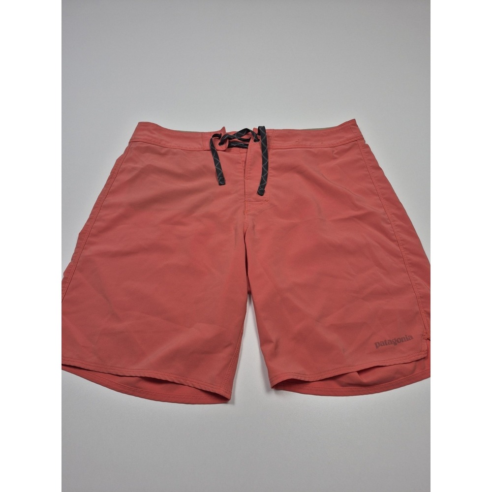 Patagonia Stretch Hydropeak Boardshorts Size 33 Red 18" Stretch